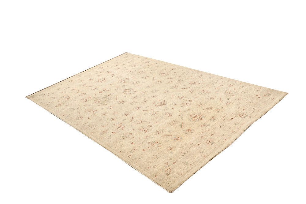 Tan Ziegler 4' 6 x 6' 11 - No. 64571 - ALRUG Rug Store