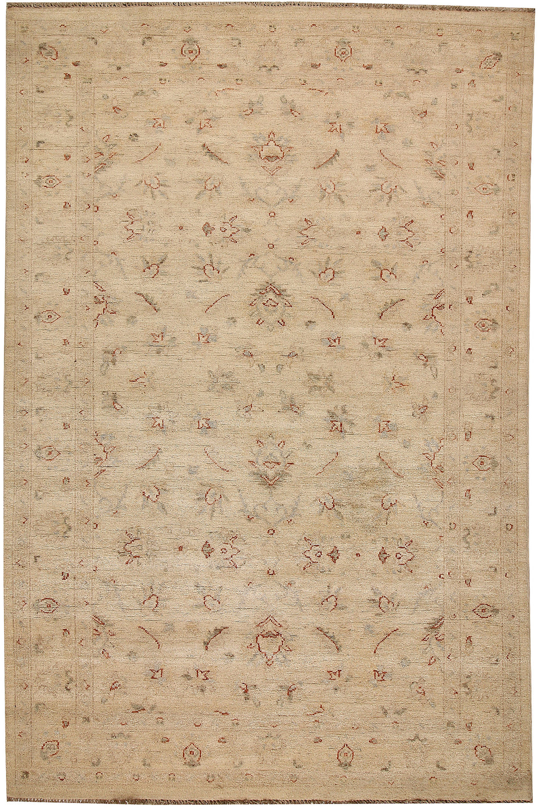 Tan Ziegler 4' 6 x 6' 11 - No. 64571 - ALRUG Rug Store