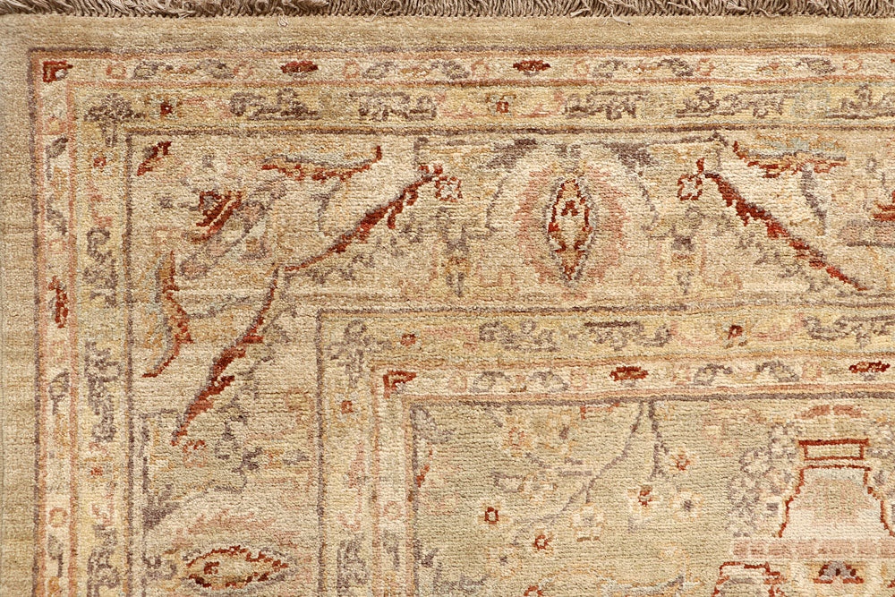 Tan Ziegler 6' 8 x 9' 9 - No. 64573 - ALRUG Rug Store