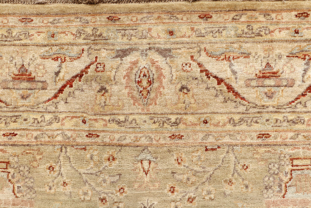 Tan Ziegler 6' 8 x 9' 9 - No. 64573 - ALRUG Rug Store