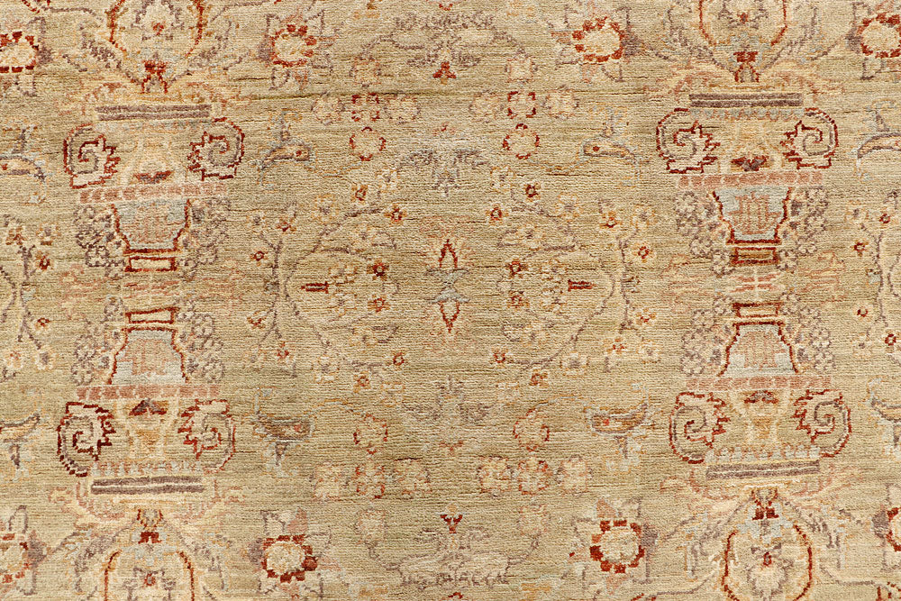 Tan Ziegler 6' 8 x 9' 9 - No. 64573 - ALRUG Rug Store