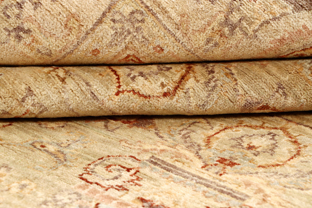 Tan Ziegler 6' 8 x 9' 9 - No. 64573 - ALRUG Rug Store