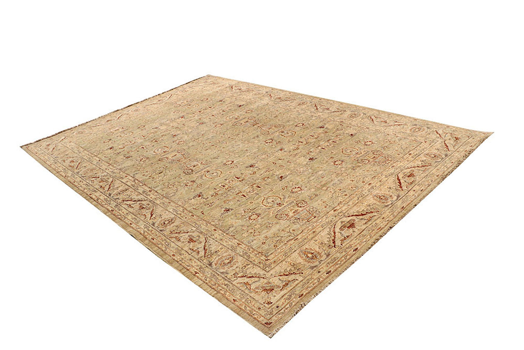 Tan Ziegler 6'  8" x 9'  9" - No. QA36348