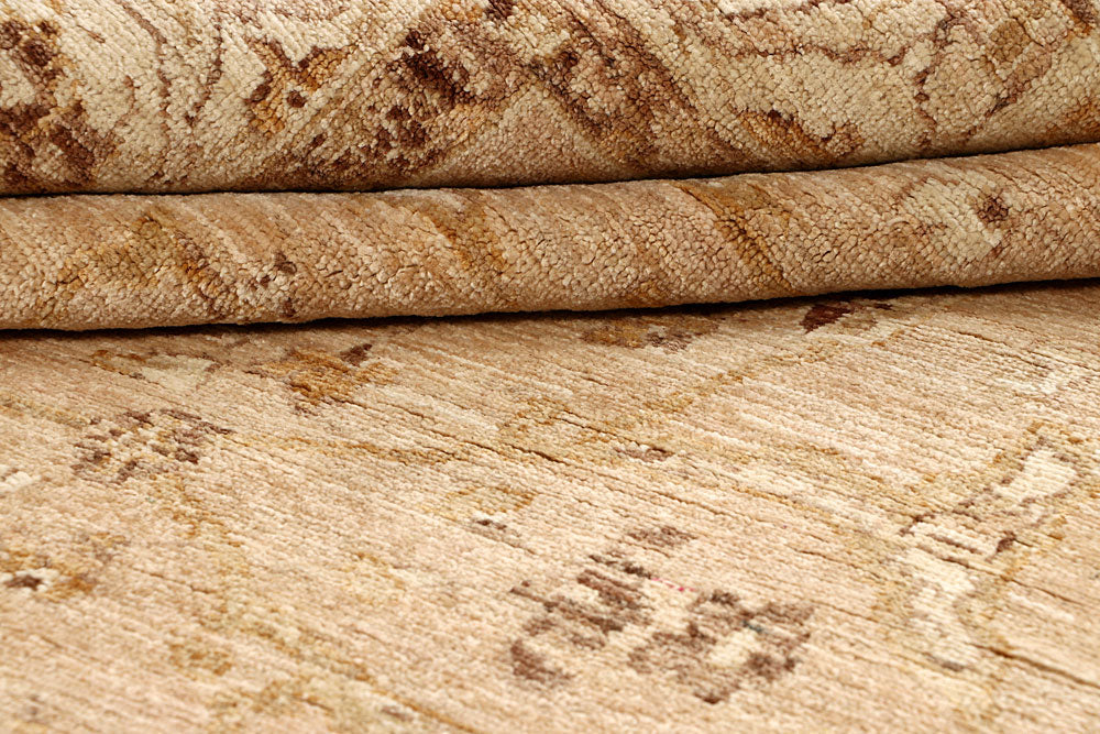 Tan Ziegler 6' 1 x 8' 11 - No. 64574 - ALRUG Rug Store