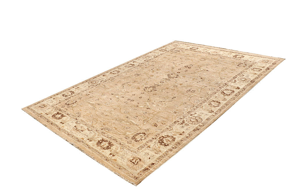 Tan Ziegler 6' 1 x 8' 11 - No. 64574 - ALRUG Rug Store