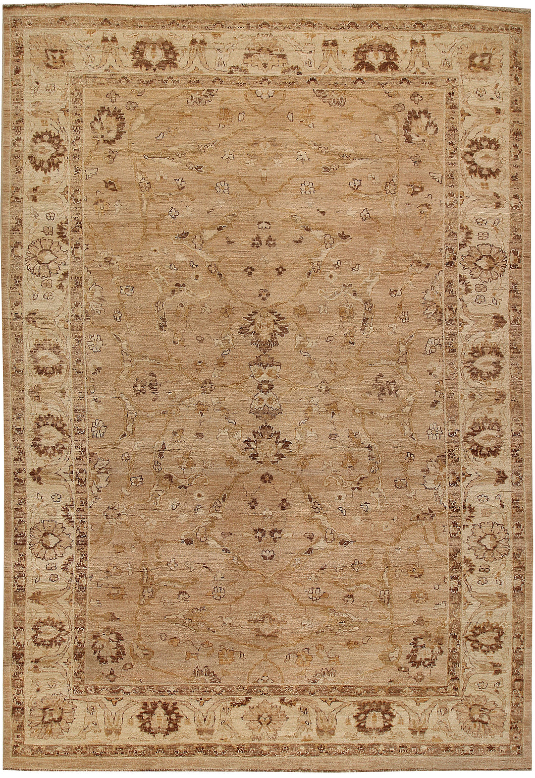 Tan Ziegler 6' 1 x 8' 11 - No. 64574 - ALRUG Rug Store