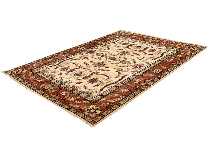 Wheat Ziegler 6' 1 x 8' 4 - No. 64575 - ALRUG Rug Store