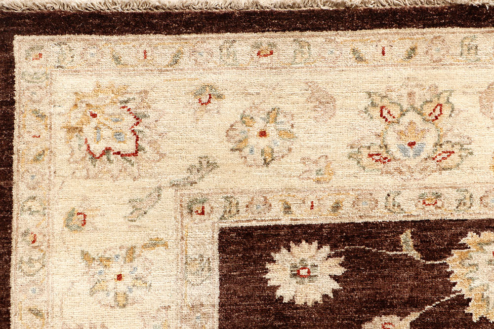 Saddle Brown Ziegler 6' 6 x 9' 8 - No. 64576 - ALRUG Rug Store