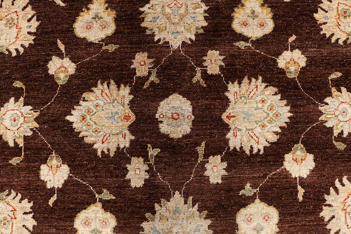 Saddle Brown Ziegler 6'  6" x 9'  8" - No. QA74264