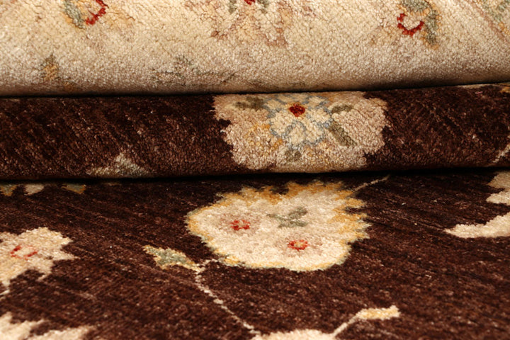 Saddle Brown Ziegler 6'  6" x 9'  8" - No. QA74264