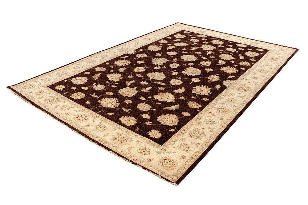 Saddle Brown Ziegler 6' 6 x 9' 8 - No. 64576 - ALRUG Rug Store