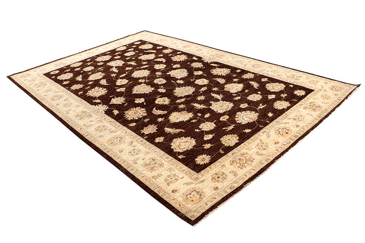 Saddle Brown Ziegler 6'  6" x 9'  8" - No. QA74264