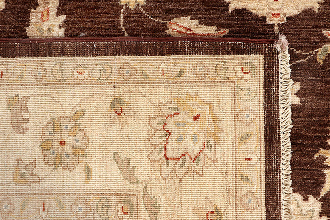 Saddle Brown Ziegler 6'  6" x 9'  8" - No. QA74264