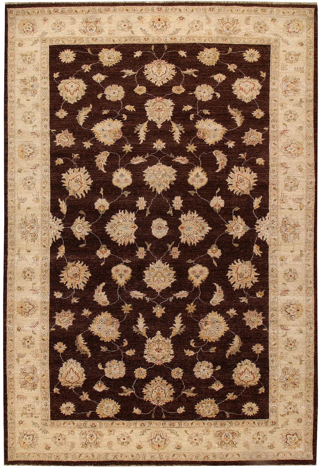 Saddle Brown Ziegler 6' 6 x 9' 8 - No. 64576 - ALRUG Rug Store