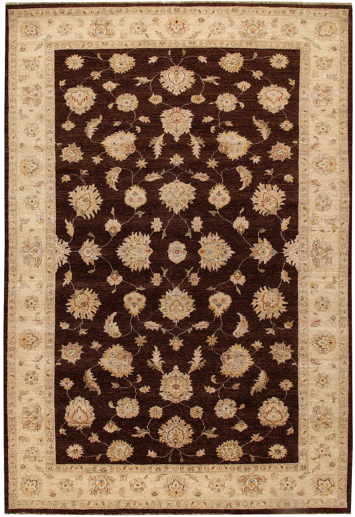 Saddle Brown Ziegler 6' 6 x 9' 8 - No. 64576 - ALRUG Rug Store