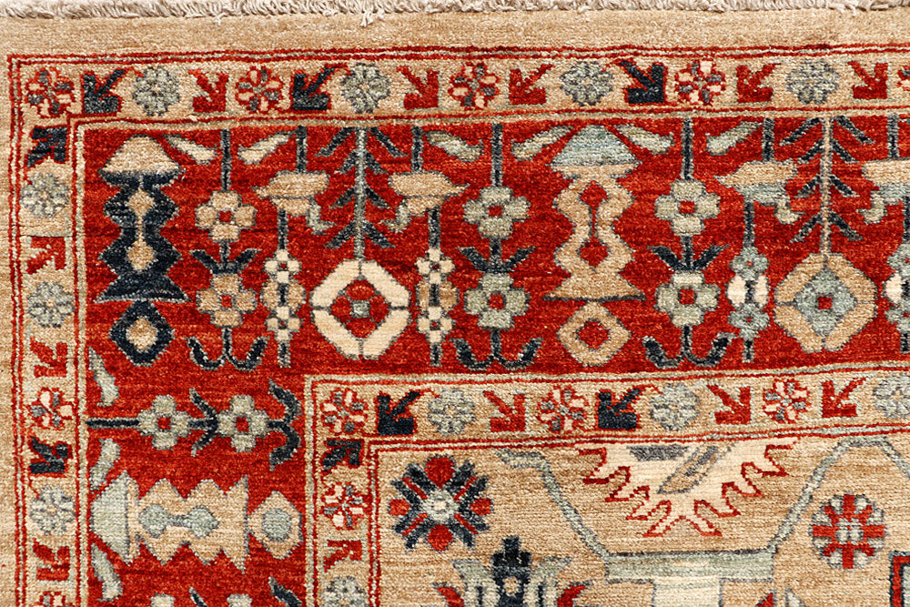 Multi Colored Ziegler 5' 10 x 9' 7 - No. 64577 - ALRUG Rug Store