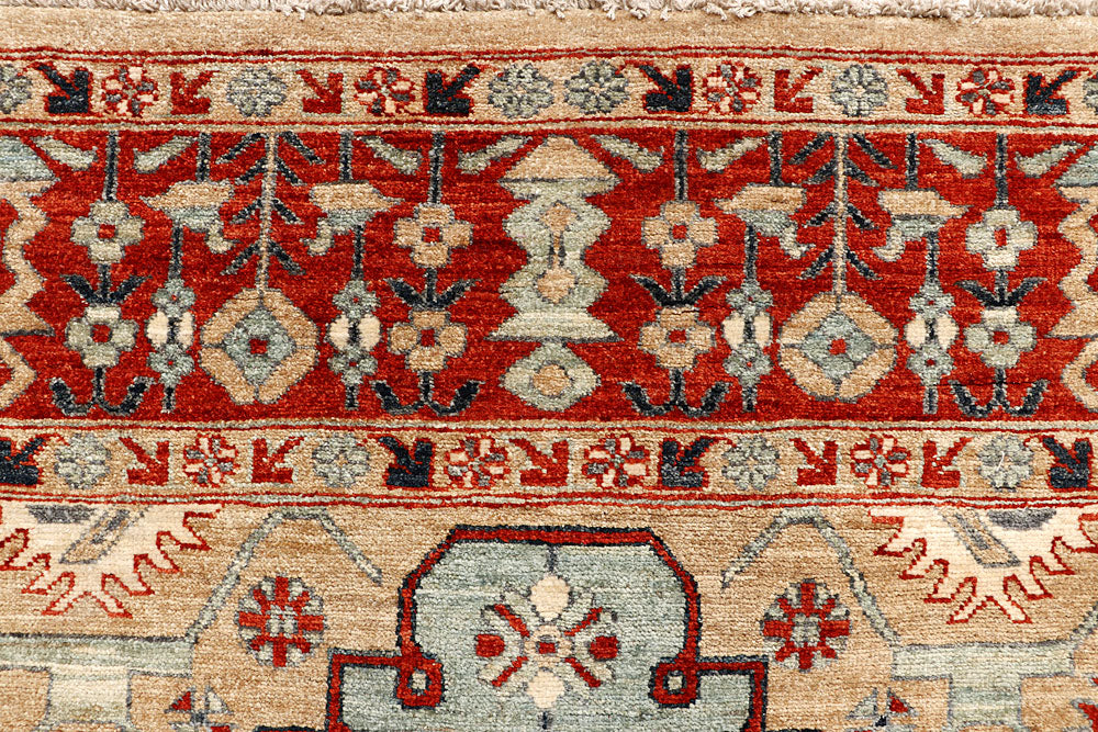 Multi Colored Ziegler 5' 10 x 9' 7 - No. 64577 - ALRUG Rug Store