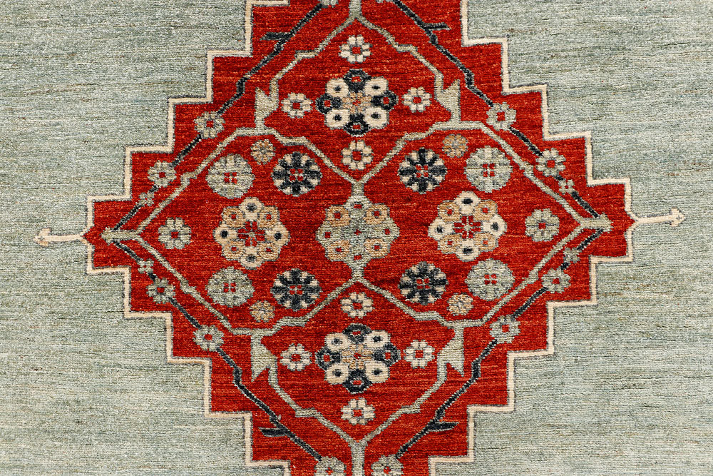 Multi Colored Ziegler 5' 10 x 9' 7 - No. 64577 - ALRUG Rug Store