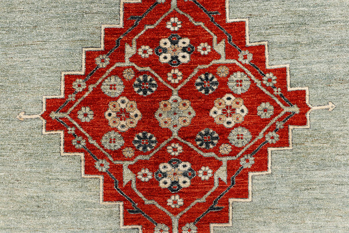 Multi Colored Ziegler 5' 10 x 9' 7 - No. 64577 - ALRUG Rug Store