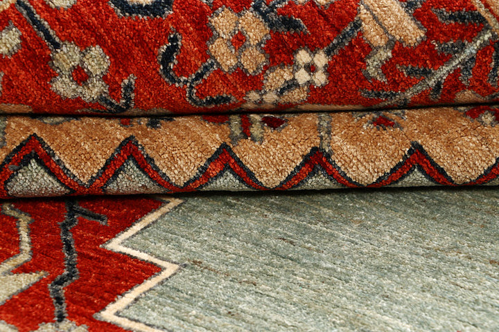 Multi Colored Ziegler 5' 10 x 9' 7 - No. 64577 - ALRUG Rug Store