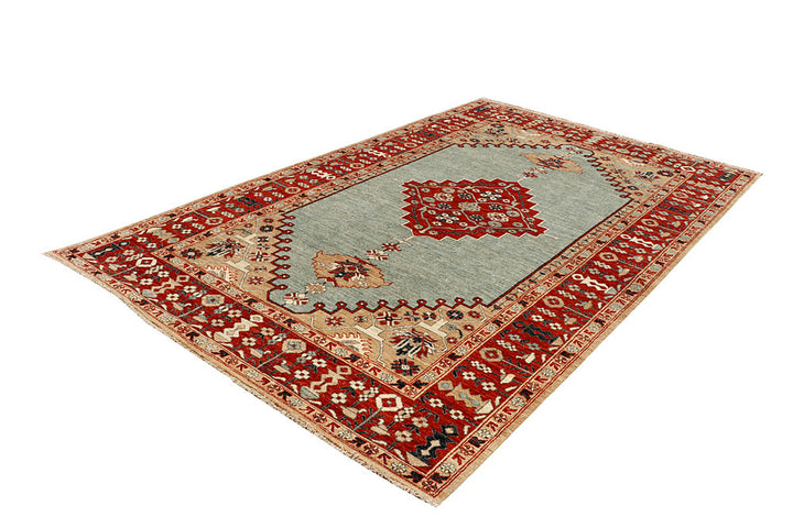 Multi Colored Ziegler 5' 10 x 9' 7 - No. 64577 - ALRUG Rug Store