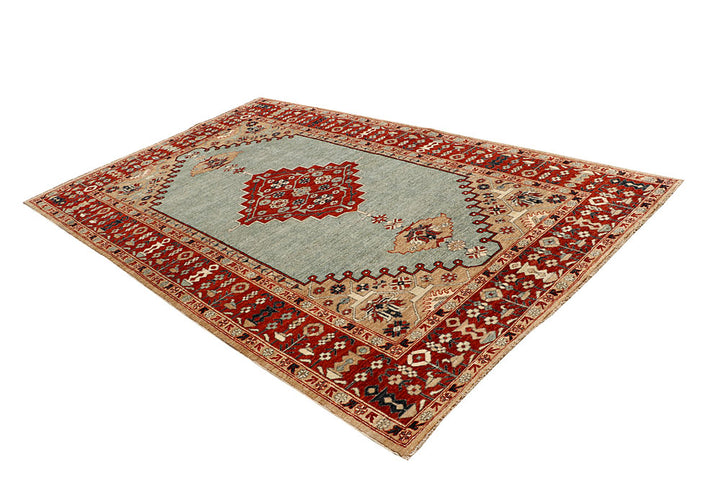 Multi Colored Ziegler 5' 10 x 9' 7 - No. 64577 - ALRUG Rug Store