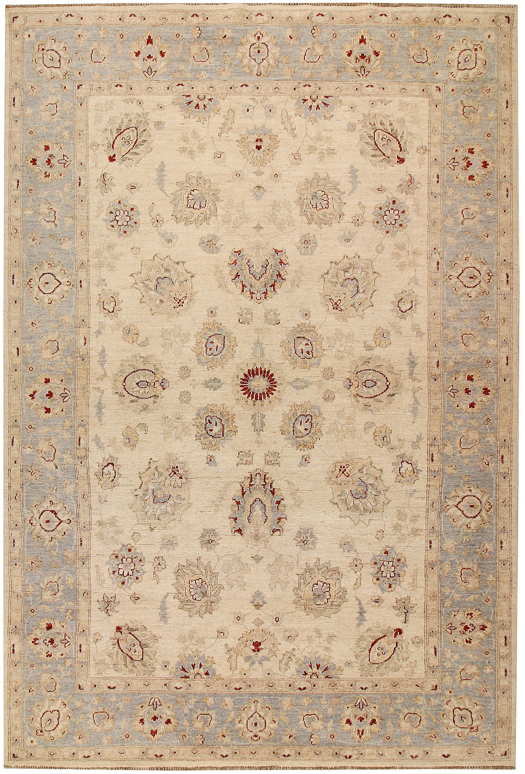 Blanched Almond Ziegler 6' 5 x 9' 7 - No. 64578 - ALRUG Rug Store