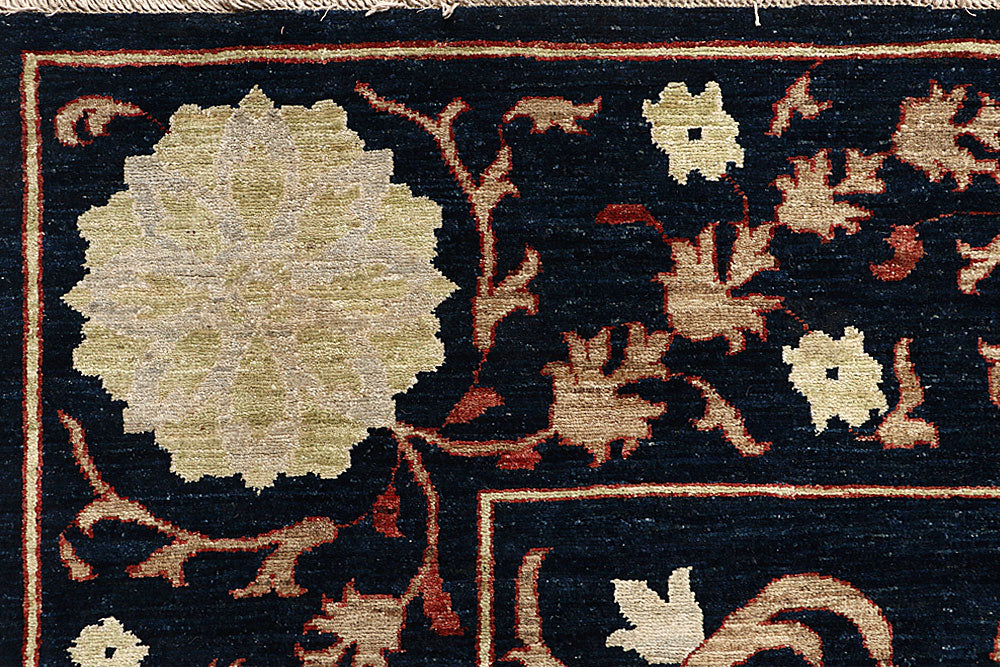 Dark Blue Ziegler 6' 5 x 9' 9 - No. 64579 - ALRUG Rug Store