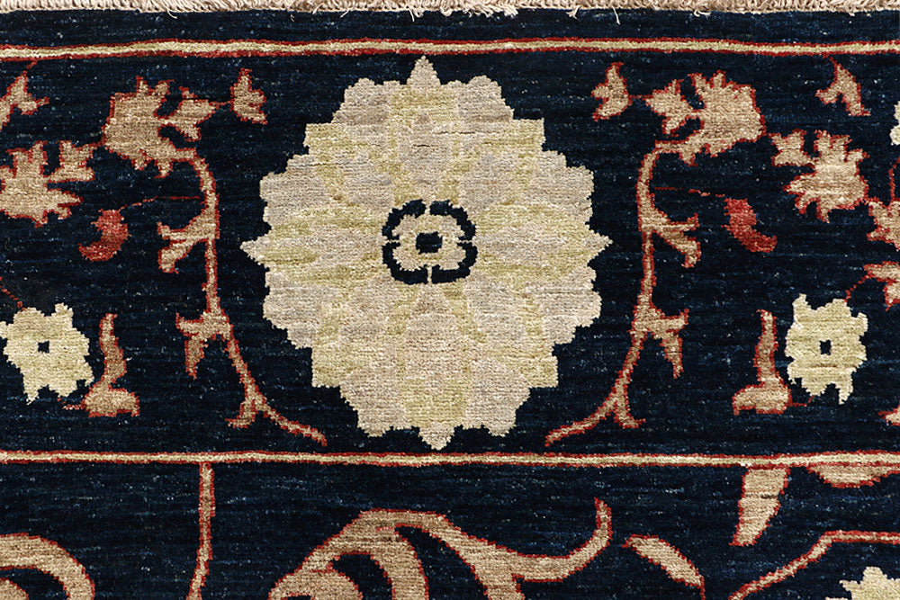 Dark Blue Ziegler 6' 5 x 9' 9 - No. 64579 - ALRUG Rug Store