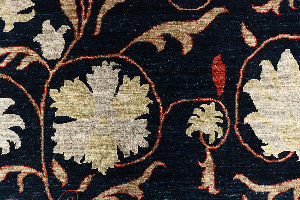 Dark Blue Ziegler 6' 5 x 9' 9 - No. 64579 - ALRUG Rug Store