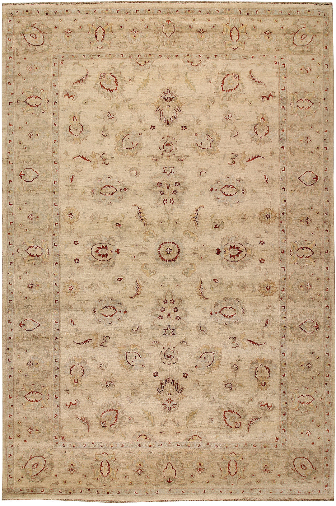 Blanched Almond Ziegler 6' 5 x 9' 7 - No. 64580 - ALRUG Rug Store