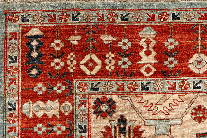 Multi Colored Ziegler 5' 10 x 8' 10 - No. 64581 - ALRUG Rug Store