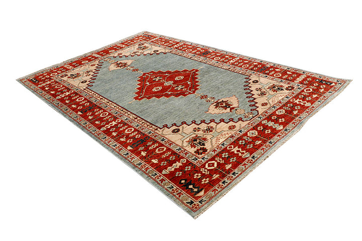 Multi Colored Ziegler 5' 10 x 8' 10 - No. 64581 - ALRUG Rug Store