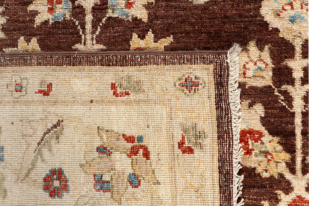 Saddle Brown Ziegler 6' 4 x 9' 9 - No. 64583 - ALRUG Rug Store