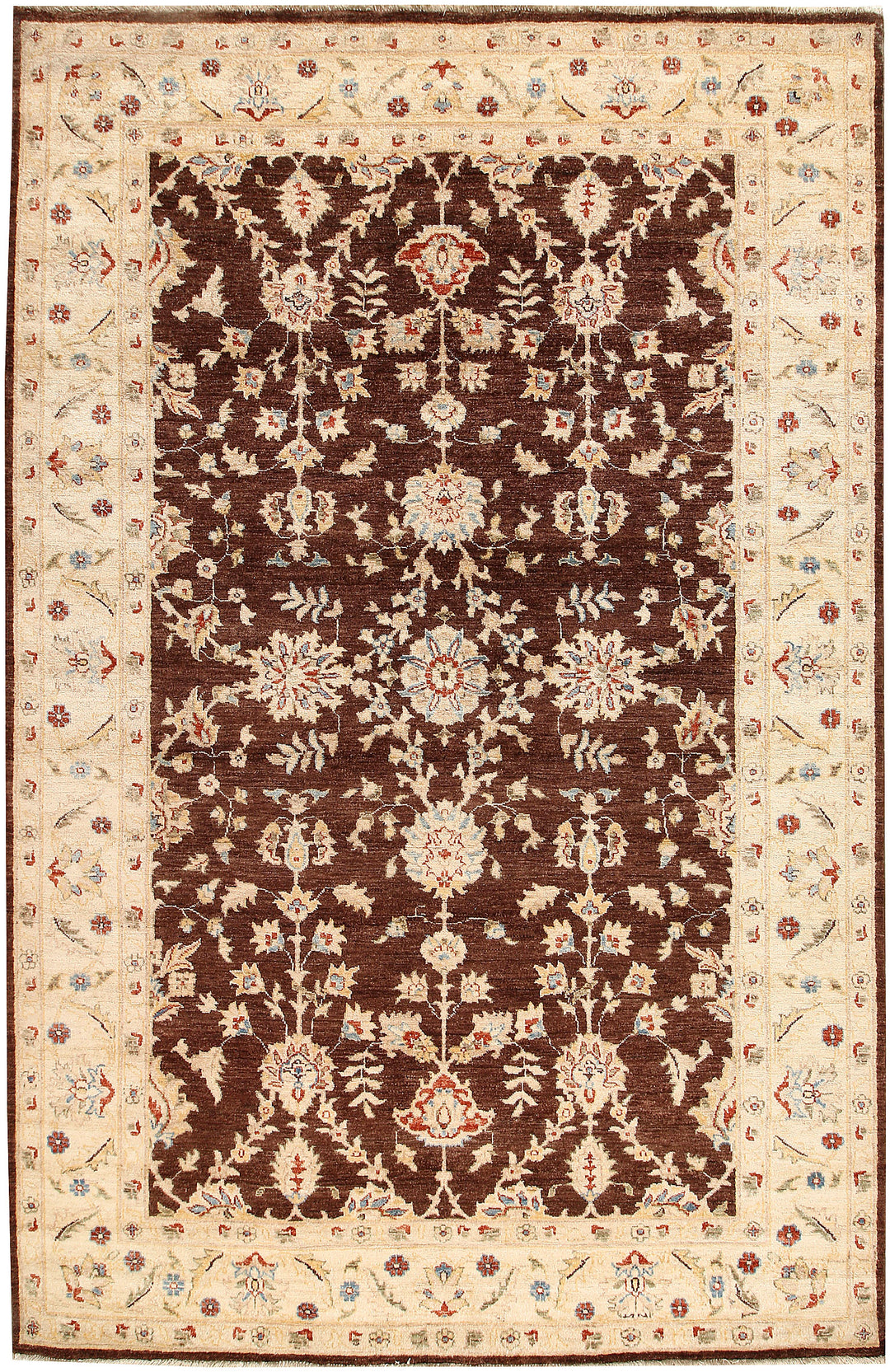 Saddle Brown Ziegler 6' 4 x 9' 9 - No. 64583 - ALRUG Rug Store