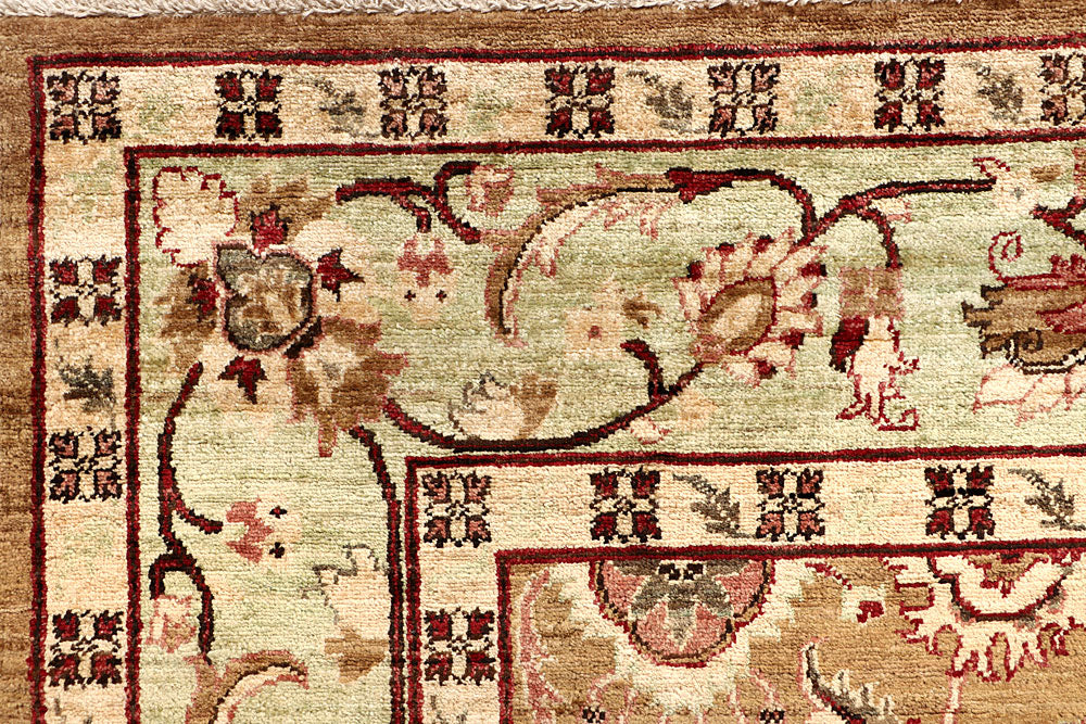 Dark Goldenrod Ziegler 6' 2 x 9' - No. 64585 - ALRUG Rug Store