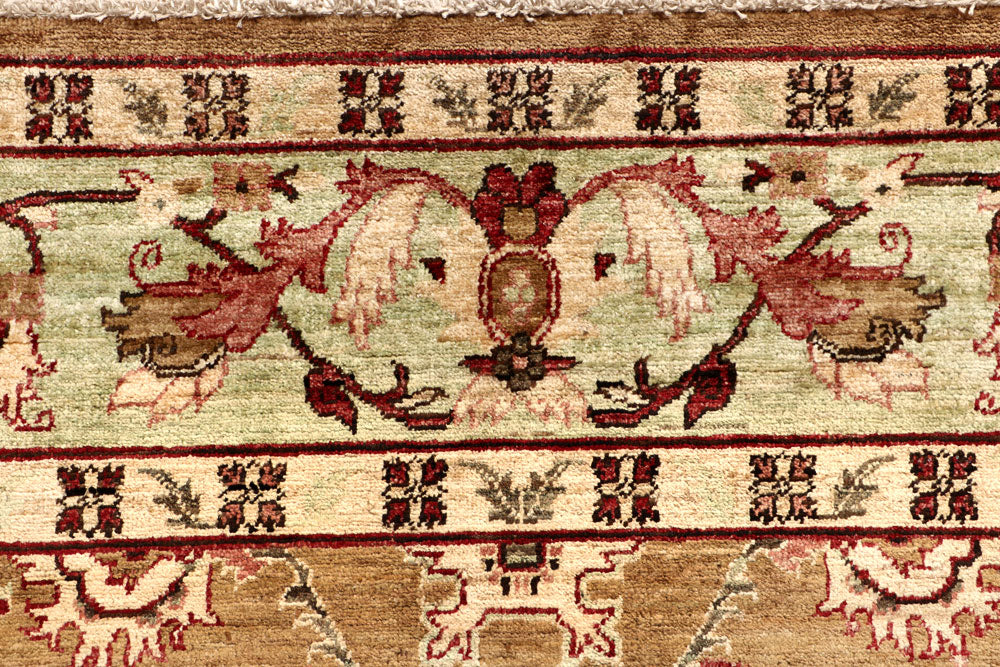 Dark Goldenrod Ziegler 6' 2 x 9' - No. 64585 - ALRUG Rug Store