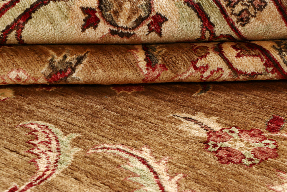 Dark Goldenrod Ziegler 6' 2 x 9' - No. 64585 - ALRUG Rug Store