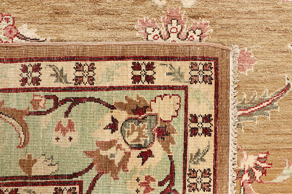 Dark Goldenrod Ziegler 6' 2 x 9' - No. 64585 - ALRUG Rug Store