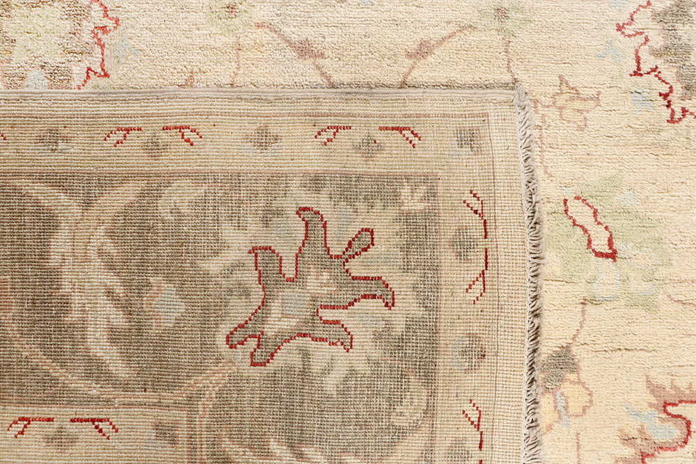 Blanched Almond Ziegler 6' 6 x 9' 10 - No. 64588 - ALRUG Rug Store