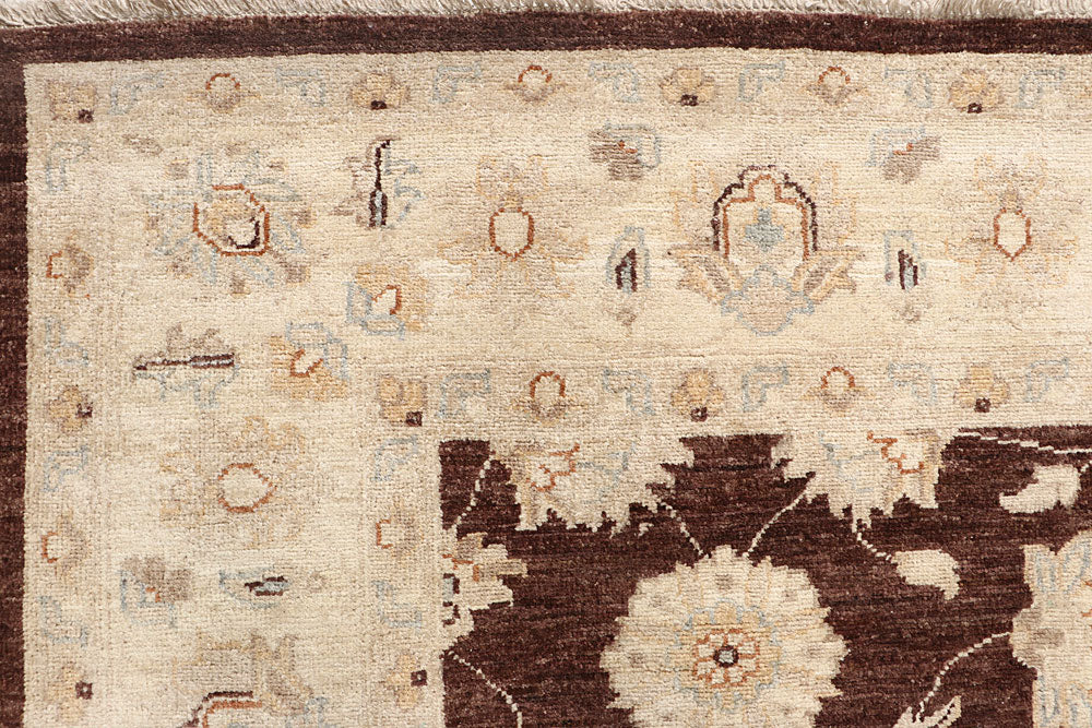 Saddle Brown Ziegler 6' 2 x 9' - No. 64589 - ALRUG Rug Store