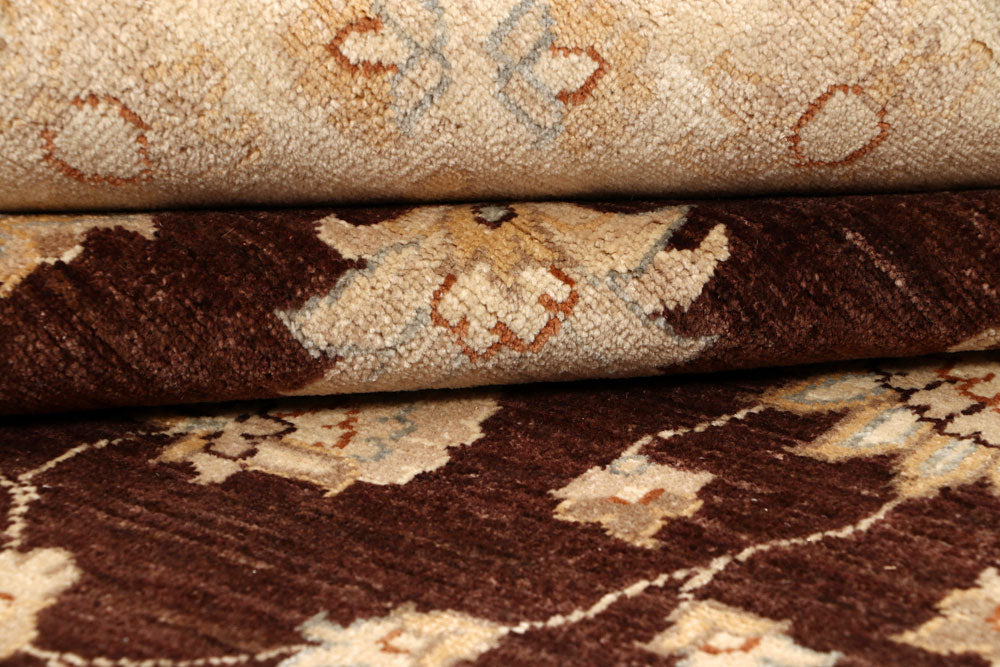 Saddle Brown Ziegler 6' 2 x 9' - No. 64589 - ALRUG Rug Store