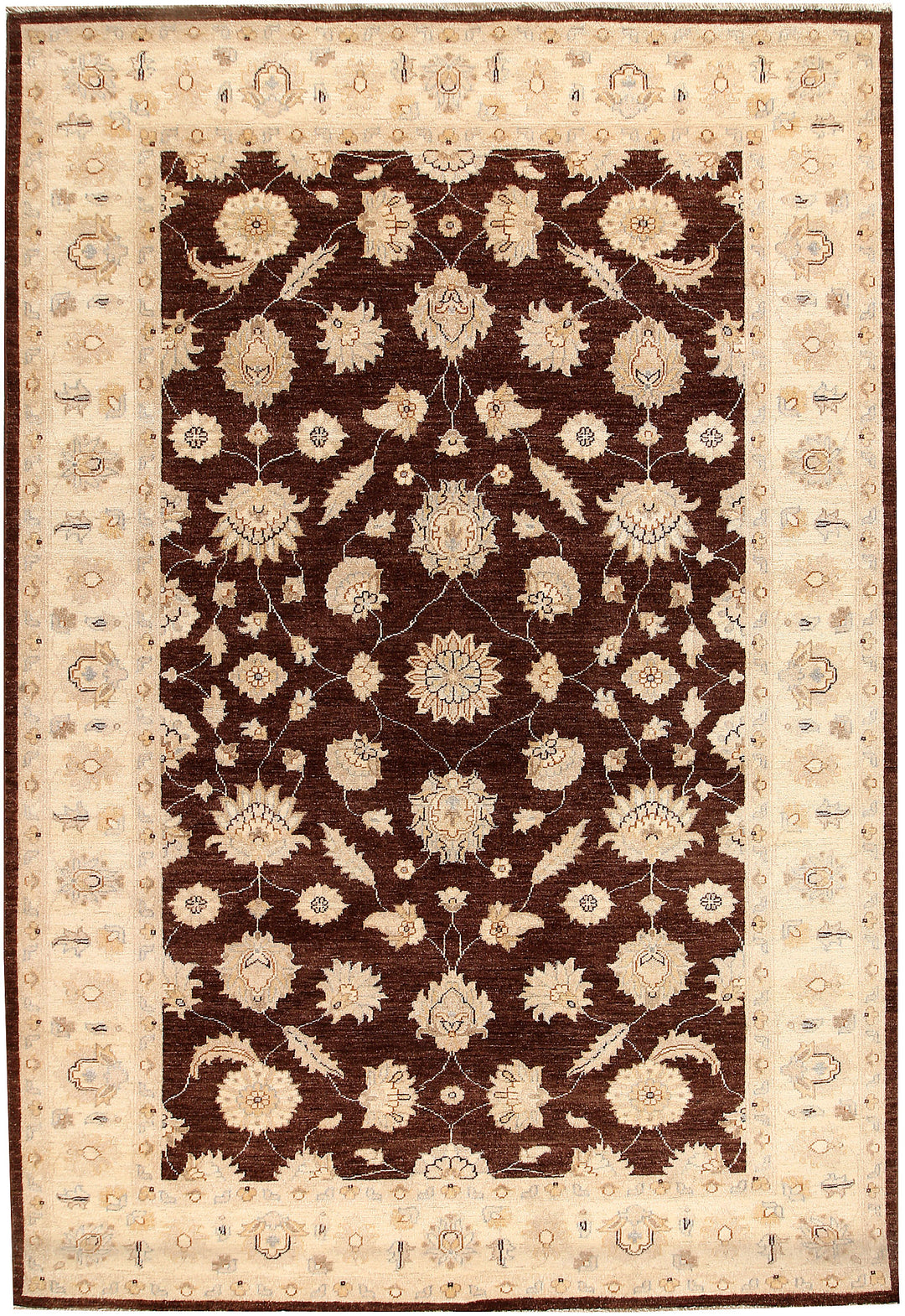 Saddle Brown Ziegler 6' 2 x 9' - No. 64589 - ALRUG Rug Store