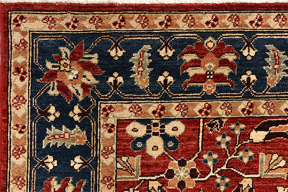 Dark Red Ziegler 6' 2 x 8' 11 - No. 64592 - ALRUG Rug Store
