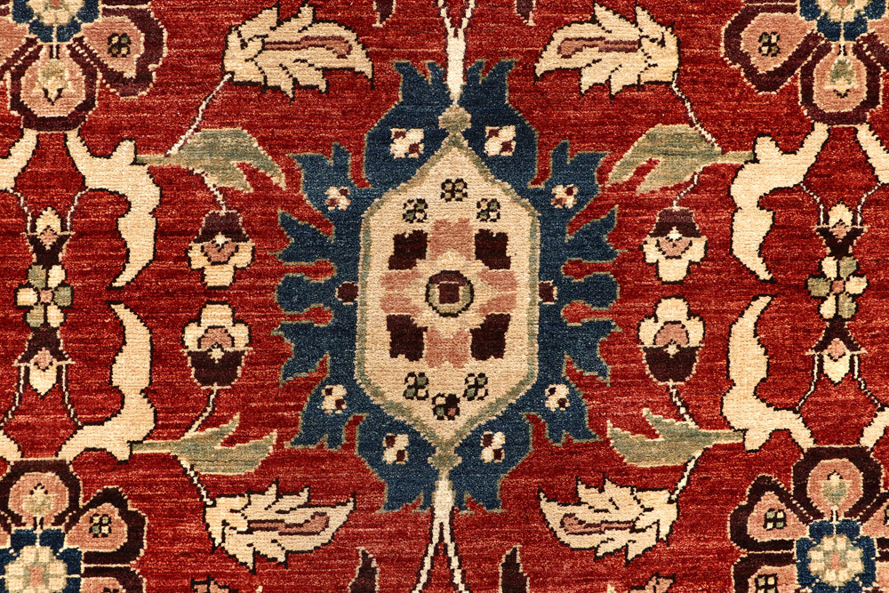 Dark Red Ziegler 6' 2 x 8' 11 - No. 64592 - ALRUG Rug Store