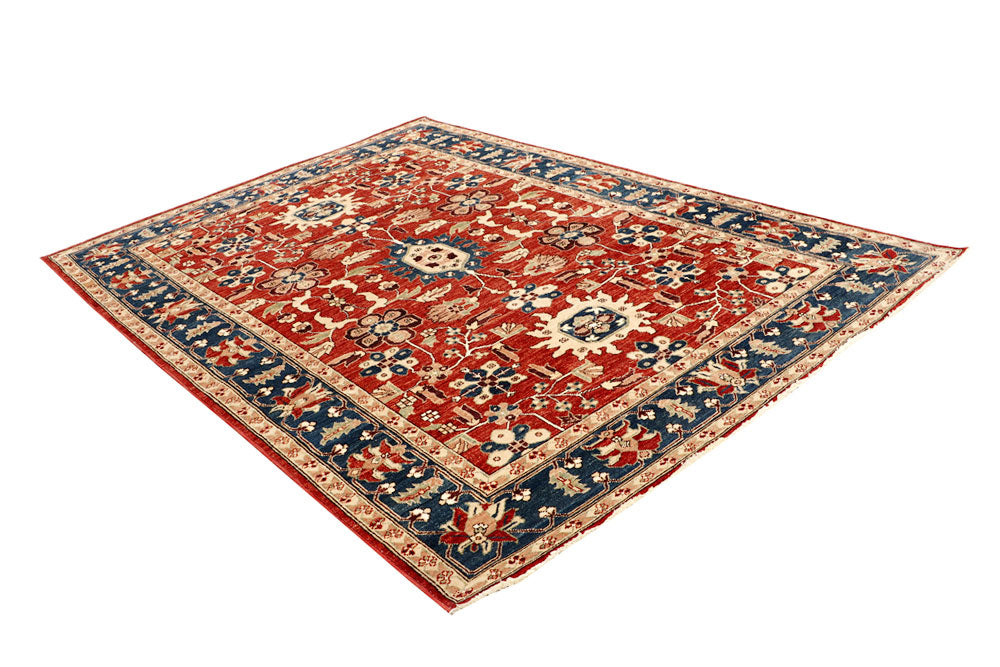 Dark Red Ziegler 6' 2 x 8' 11 - No. 64592 - ALRUG Rug Store