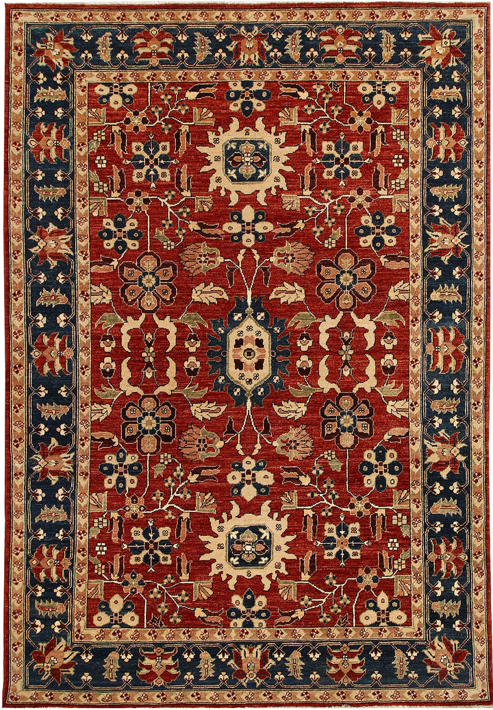 Dark Red Ziegler 6' 2 x 8' 11 - No. 64592 - ALRUG Rug Store