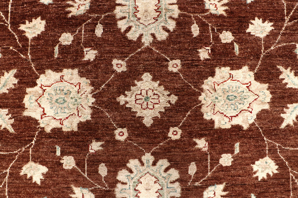 Saddle Brown Ziegler 6' 7 x 9' 9 - No. 64594 - ALRUG Rug Store