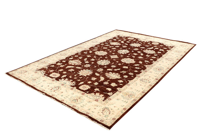 Saddle Brown Ziegler 6' 7 x 9' 9 - No. 64594 - ALRUG Rug Store