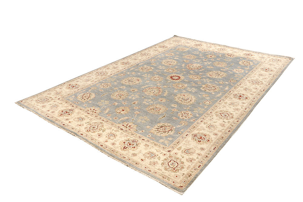 Light Slate Grey Ziegler 6' 5 x 9' 7 - No. 64595 - ALRUG Rug Store
